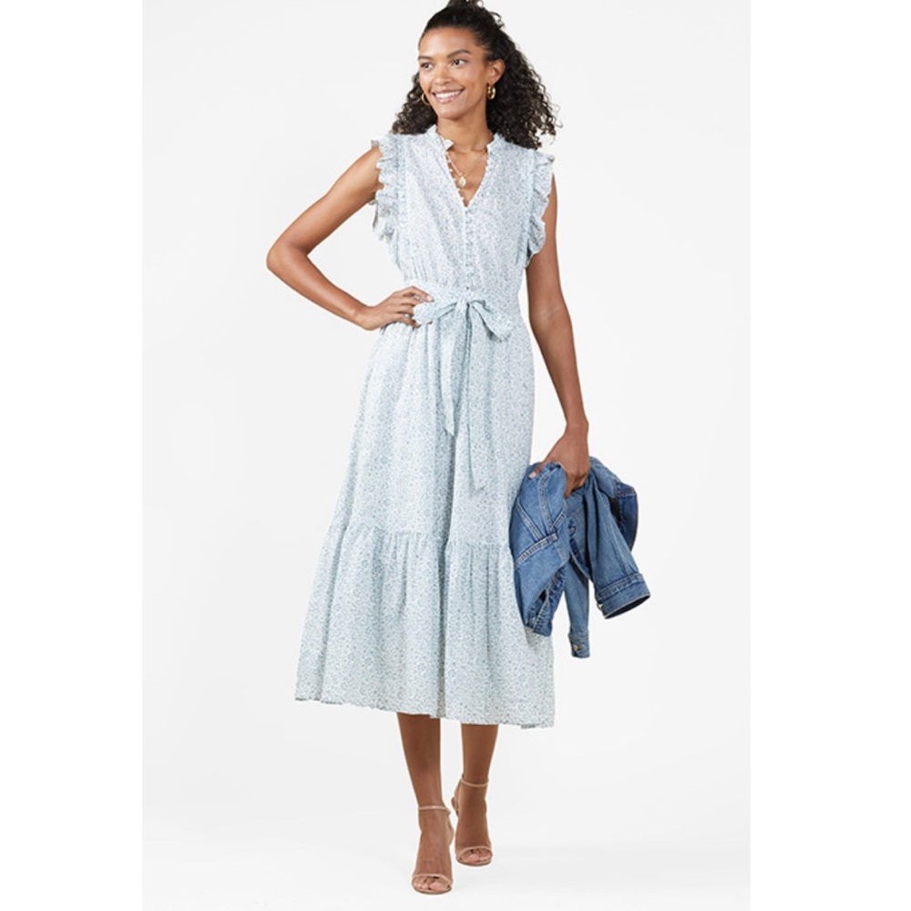 NWT Outerknown Canyon midi dress archipelago bramble size S M L